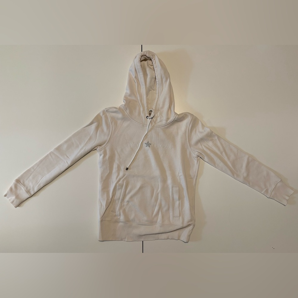 Banana Republic Woman’s Hoodie. White Woman’s XS
